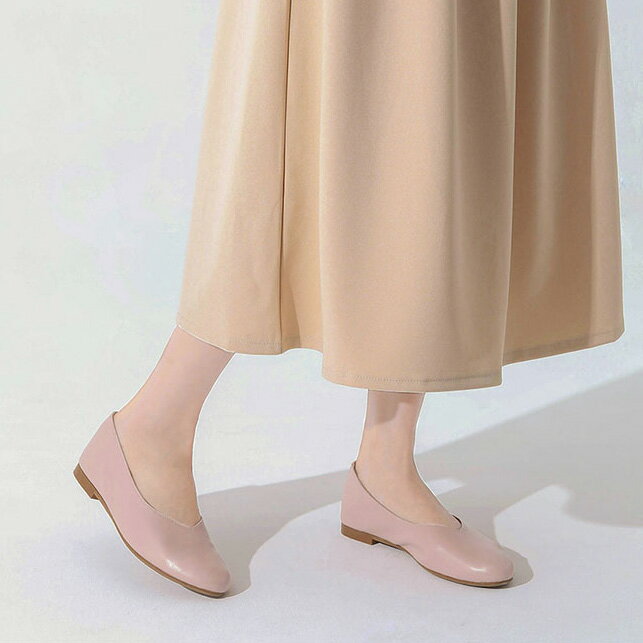 BONJOUR☆MIT全真皮零著感平底便鞋skin shoes【ZB0501】8色 7