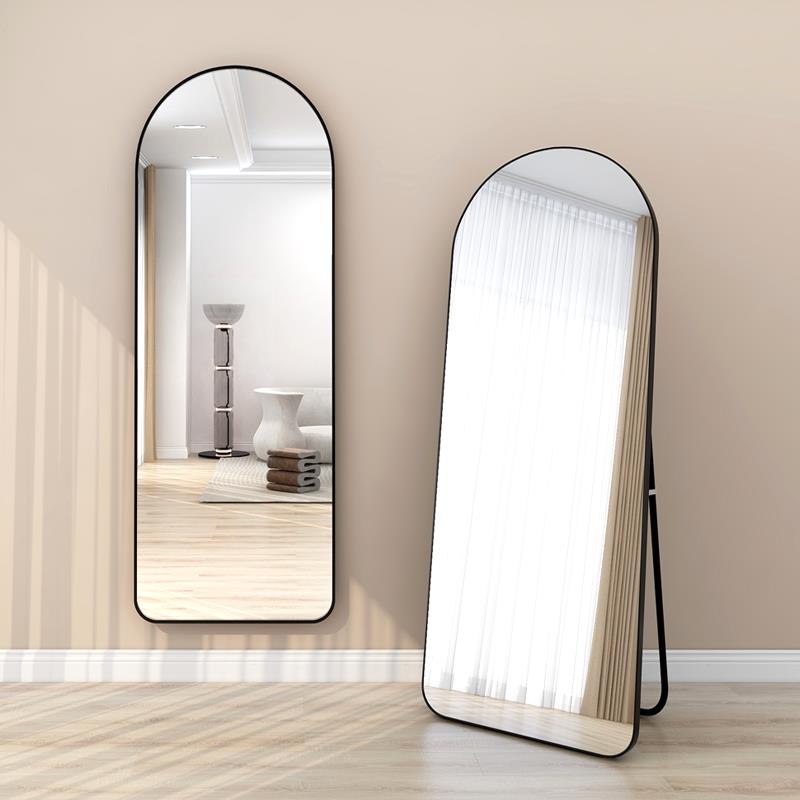 鏡子全身穿衣鏡家用落地鏡壁掛貼墻女生臥室化妝掛墻立體大試衣鏡