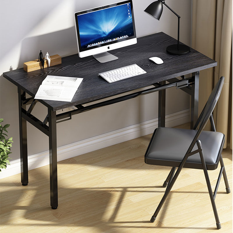折疊電腦桌家用吃飯桌長方形大桌子培訓桌書桌學習桌寫字桌辦公桌