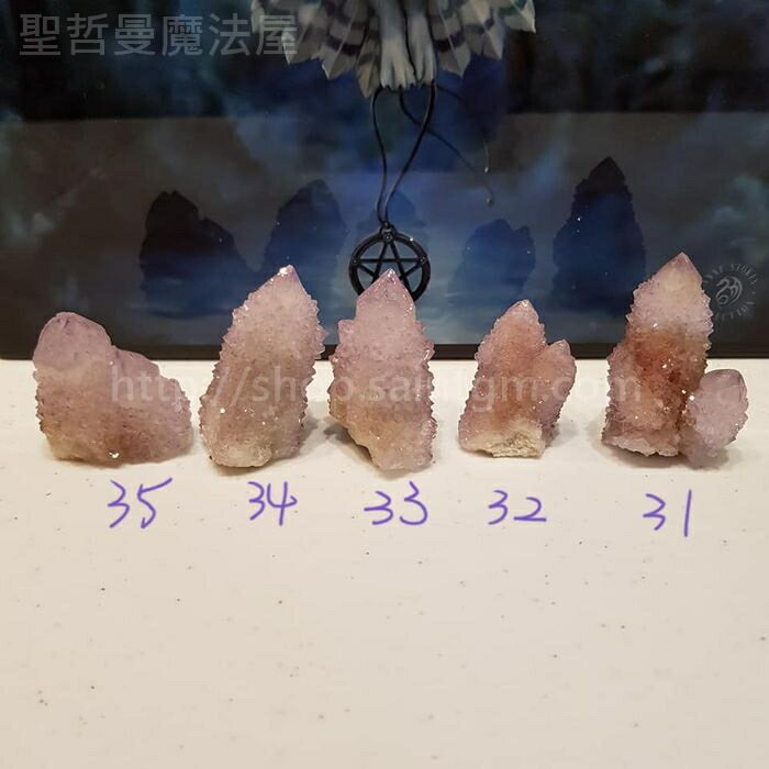 【土桑展精選寶物】仙人掌水晶191204~31-34號(Cactus Quartz) ~南非
