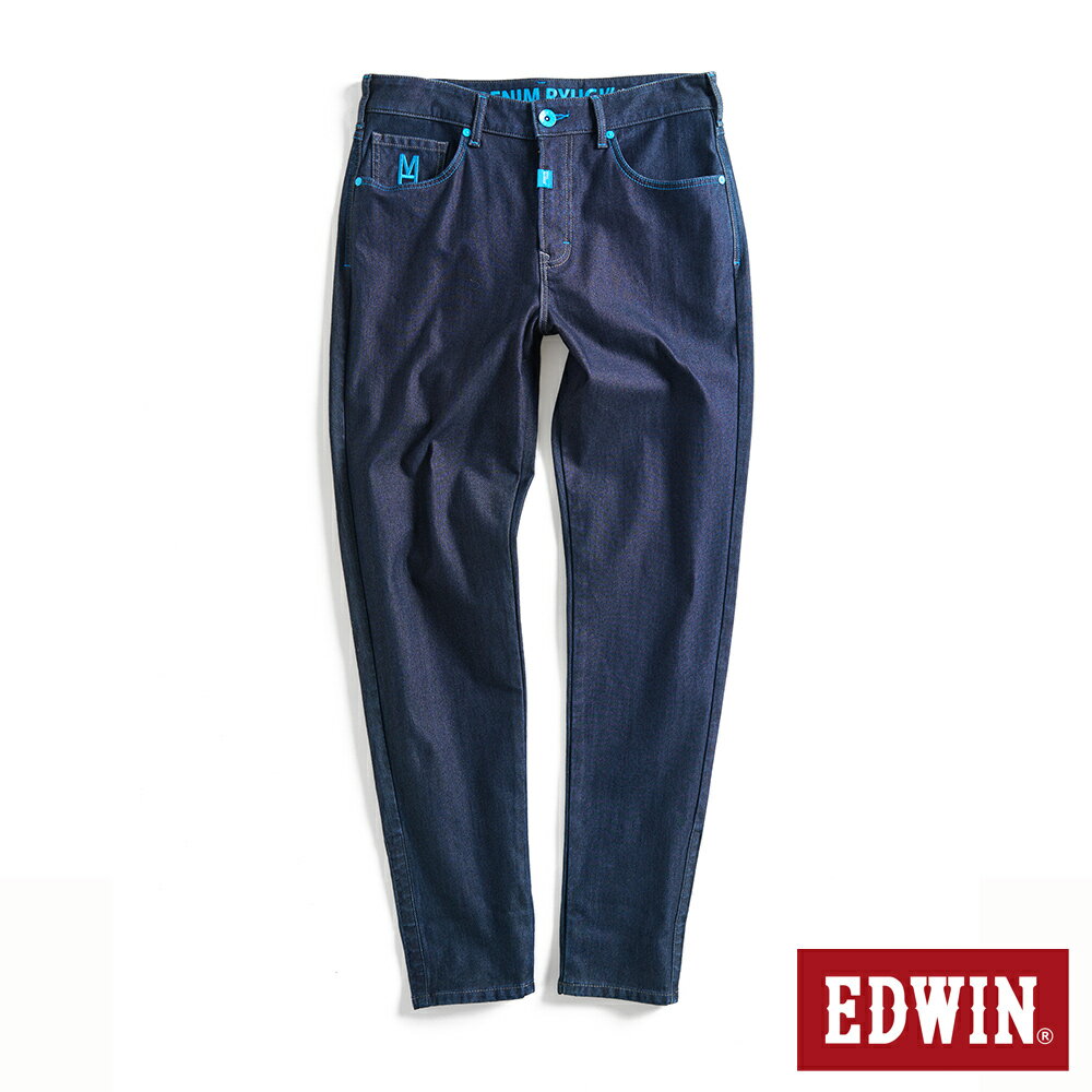 EDWIN 大師系列 JERSEYS迦績 透氣超彈性錐形褲-男款 原藍磨