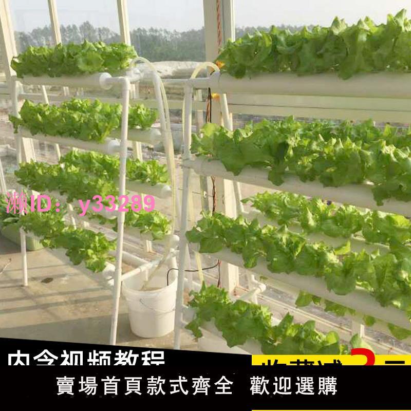 陽臺無土栽培設備水培蔬菜管道種植家庭式小型生菜青菜水耕栽培機