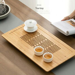 茶盤家用簡約竹制輕奢現代茶臺