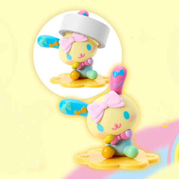 asdfkitty*花小兔 華麗緞帶 造型玩偶擺飾-膠帶架-辦公室文具用品-也可當擺飾.裝飾品-日本正版