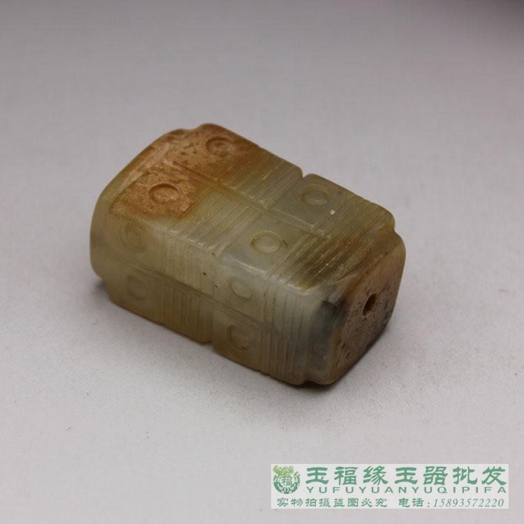 仿古玉把件仿老岫玉玉琮老玉勒子古代玉擺件仿古手玩件古玉器批 | 協貿國際日用品生活3館 | 樂天市場Rakuten
