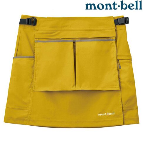 ├登山樂┤日本 mont-bell Field Wrap Apron short女款工作圍裙-黃 # 1132105OLYL