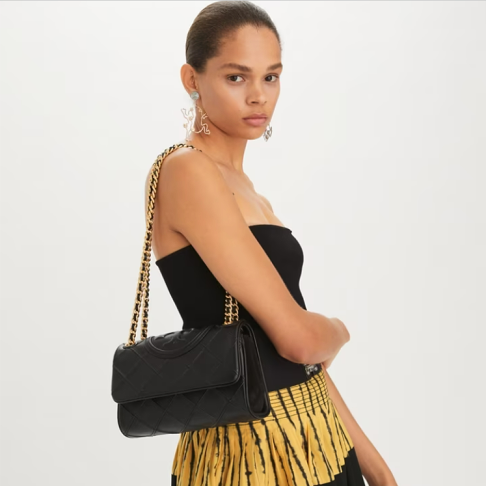 Tory burch fleming 2025 convertible shoulder bag small