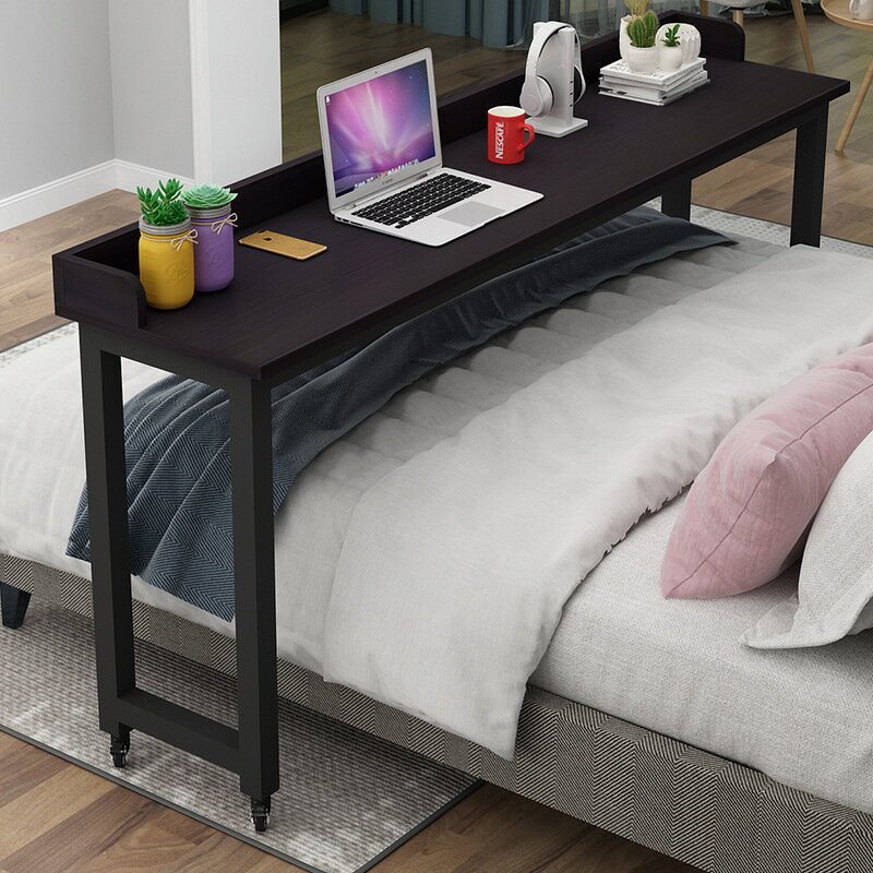 電腦桌床上小桌子簡易書桌家用冩字桌颱臥室跨床懶人可移動床邊桌