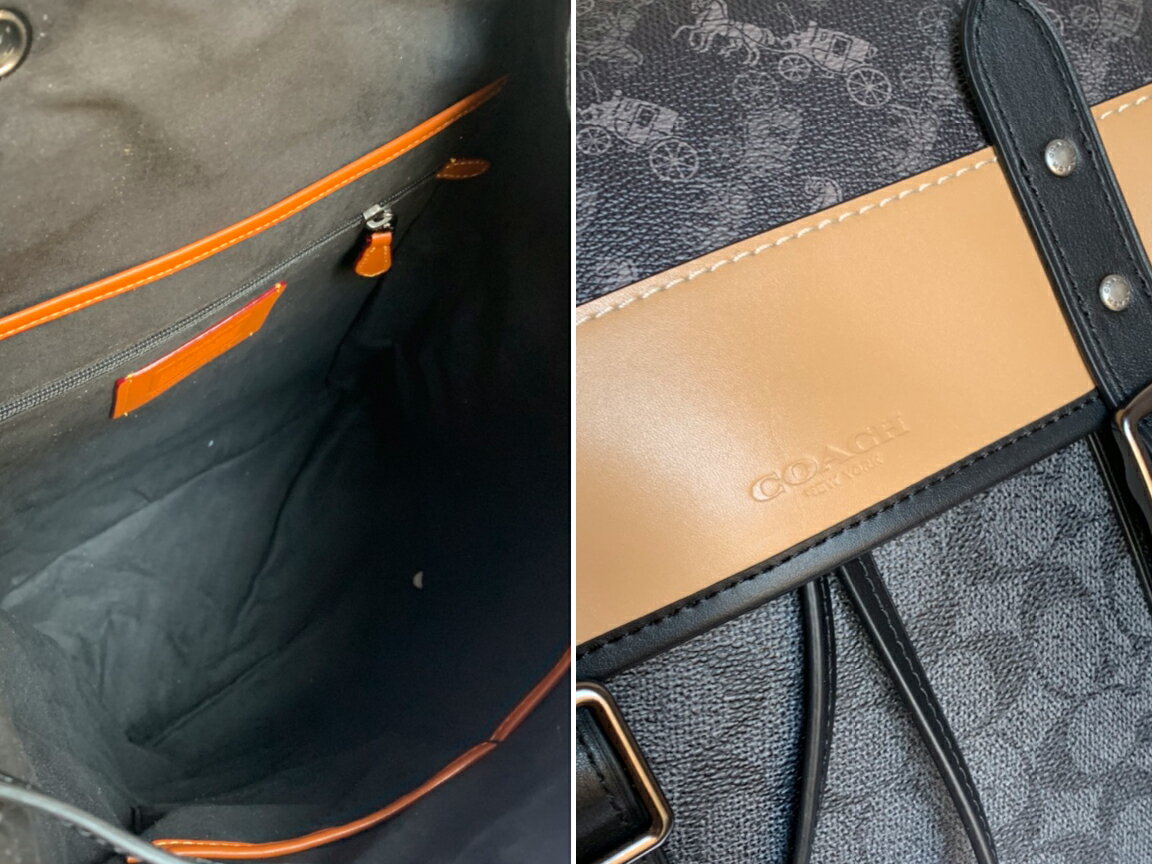 雪黛屋~COACH 後背包大容量國際正版保證進口防水防刮皮革品卡購 雪黛屋~COACH 後背包大容量國際正版保證進口防水防刮皮革品卡購