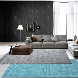 地毯 北歐簡約素色客廳茶幾地毯 ins民宿百搭臥室滿鋪地毯美式可定制毯