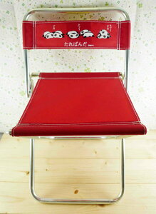 【震撼精品百貨】たれぱんだ 趴趴熊 摺疊椅-紅色 震撼日式精品百貨
