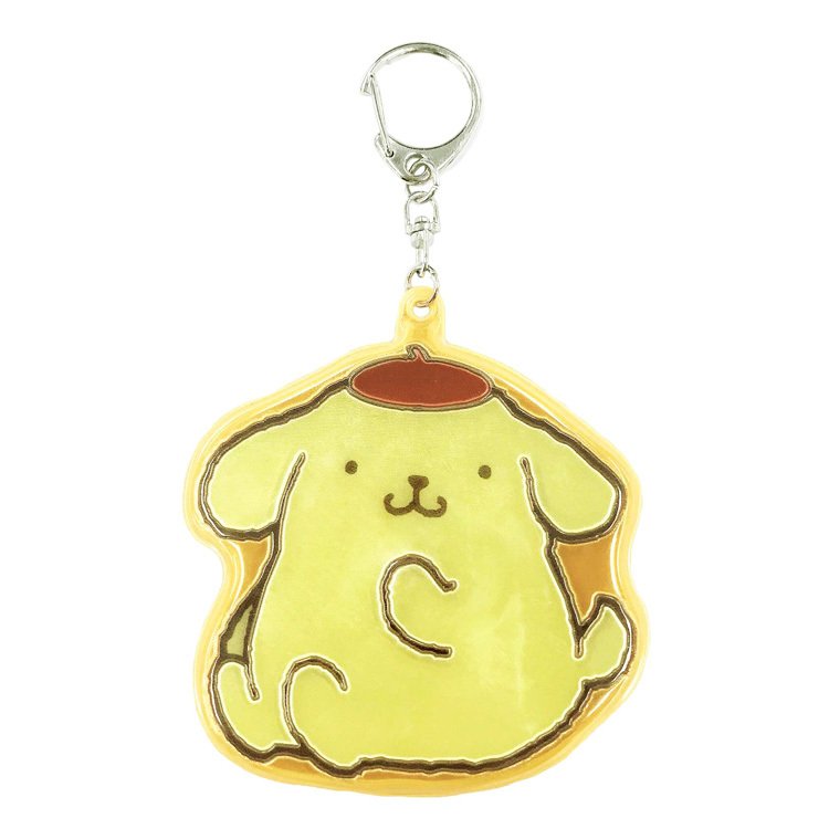 【震撼精品百貨】Pom Pom Purin 布丁狗~日本Sanrio三麗鷗 布丁狗造型手電筒鑰匙圈 吊飾*04654