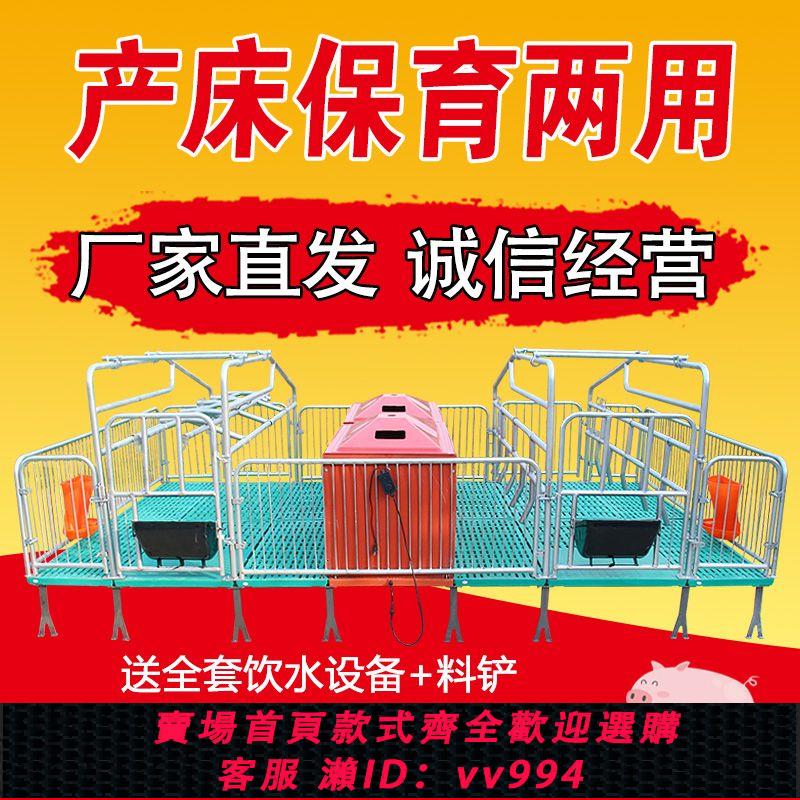{公司貨 最低價}母豬產床保育床一體復合兩用大豬用定位欄分娩仔豬欄養豬裝置包郵
