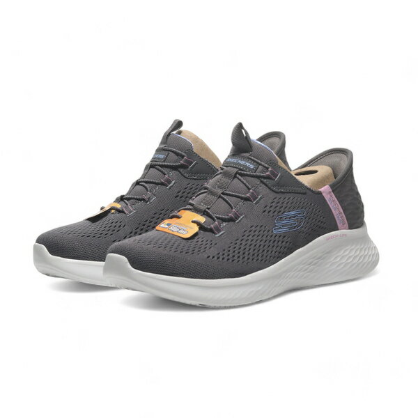 【滿千折百】SKECHERS 休閒鞋 TRUE STORY 深灰 瞬穿 鬆緊帶 女 150017CCMT