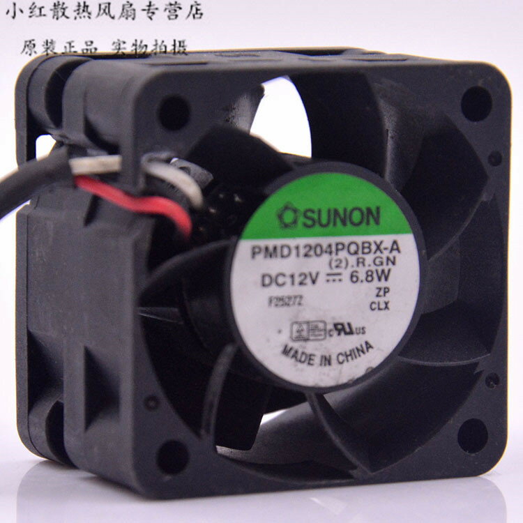 SUNON 4CM 4028 12V6.8W PMD1204PQBX-A 3線高轉速暴力伺服器風扇