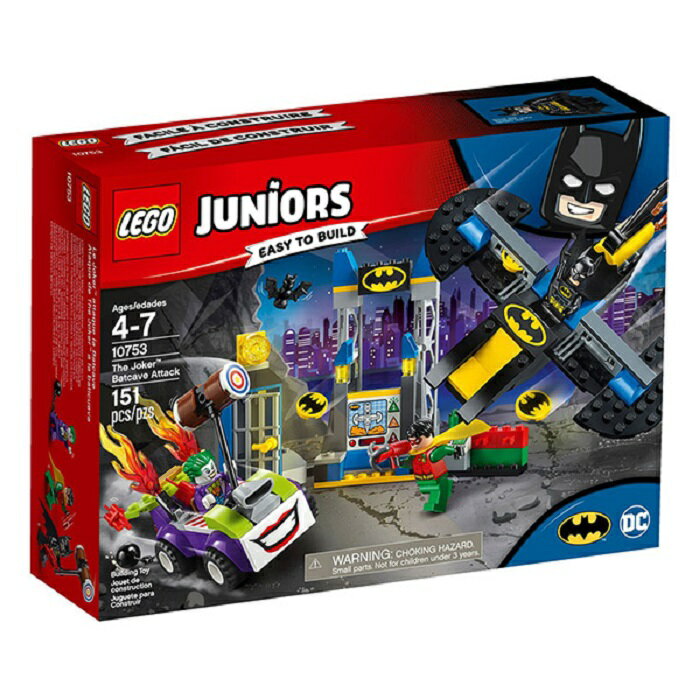 LEGO 樂高 Juniors 10753 小丑的蝙蝠洞攻擊 【鯊玩具Toy Shark】