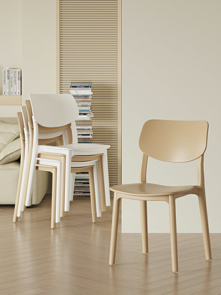 【免運】 北歐塑料餐椅簡約家用成人椅子靠背凳子書桌椅奶茶店休閑椅化妝椅