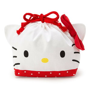 日本正版 sanrio 三麗鷗 Hello Kitty 多功能 立體 便當袋/收納袋袋/萬用袋/束口袋 《 凱蒂貓 》★ 夢想家 Zakka'fe ★