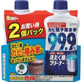 【江戶物語】日本原裝進口 ST雞仔牌 洗衣槽專用清潔劑2入組 550gx2入 胞子除去率99.9% 除菌去黴