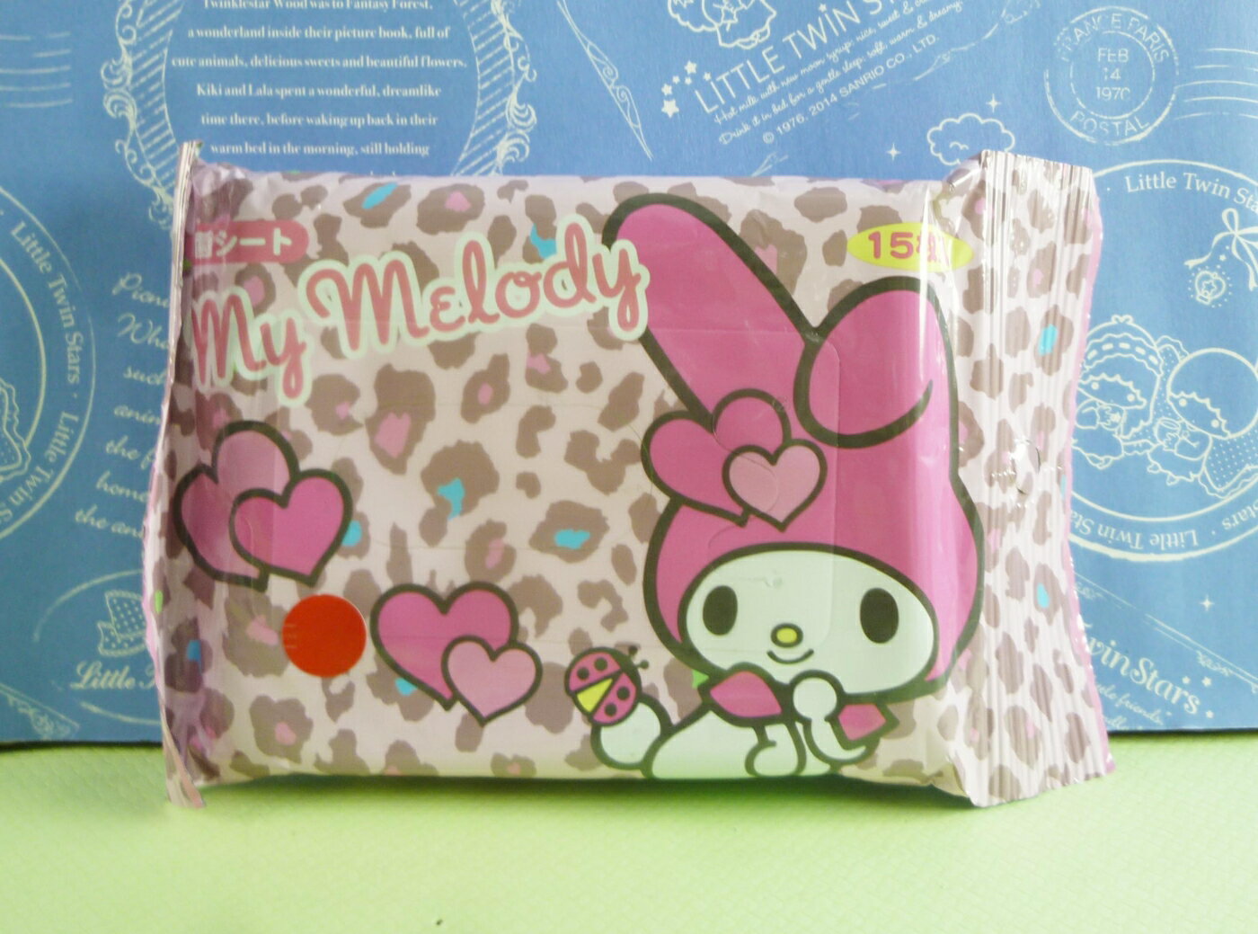 【震撼精品百貨】My Melody 美樂蒂 濕紙巾 15枚 震撼日式精品百貨