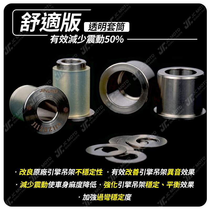 【JC-MOTO】 DRG 異音襯套 套襯 引擎吊架襯套 防震 耐用 穩固 PU膠套 JETSL FT6 MMBCU 3