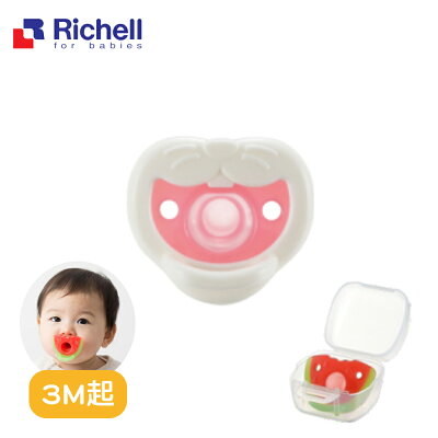 【Richell 利其爾】全矽膠安撫奶嘴 繽紛樂系列 - 3M起 兔兔