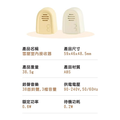 MUID覓逗 旺來自發電無線門鈴HR02【APP享6%回饋】 9