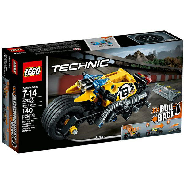 <br/><br/>  樂高積木LEGO《 LT42058 》2017 年 Technic 科技系列 - 特技摩托車<br/><br/>