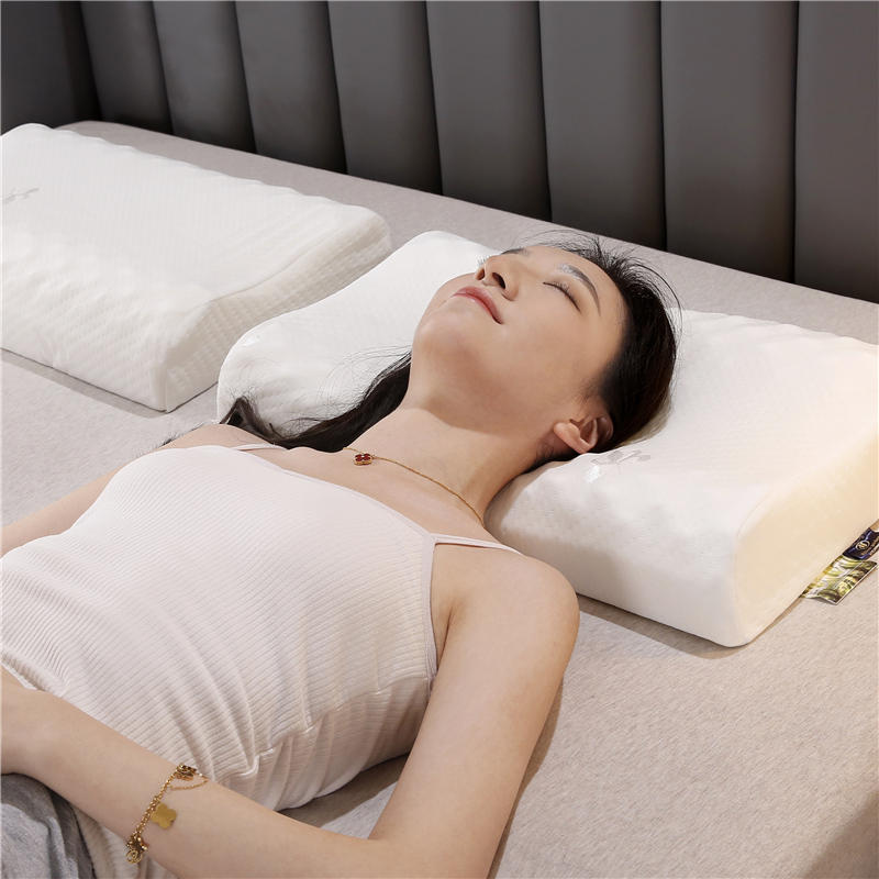 乳膠枕護頸椎助眠枕芯一對裝太空記憶枕學生枕宿舍枕家用枕