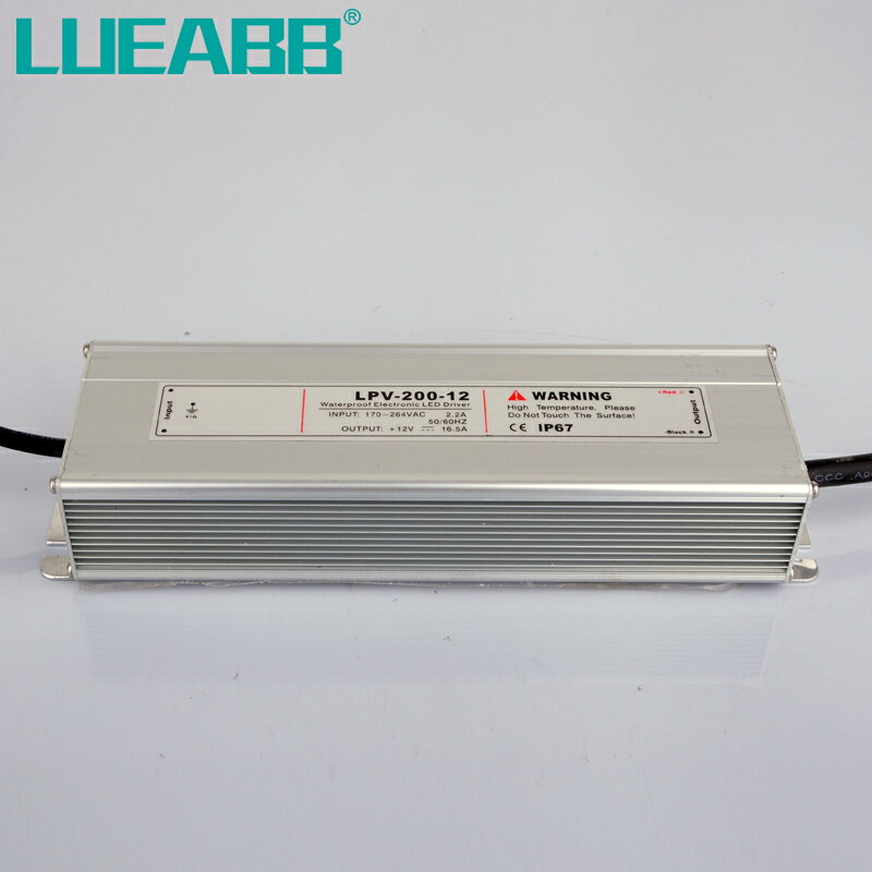 電壓LPV-200防水開關電源AC220V110V轉DC12V 24V變壓器200W節能 1