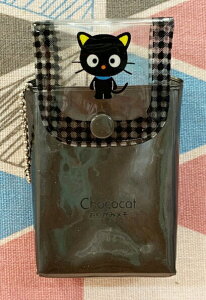 【震撼精品百貨】Chococat 巧克力貓 長型置物袋-黑*26577 震撼日式精品百貨