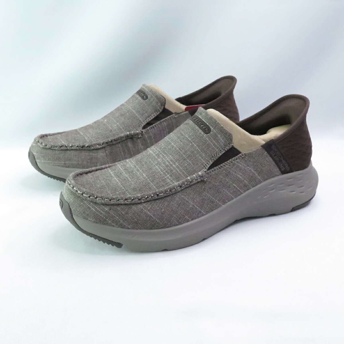 SKECHERS 205192BRN 男休閒鞋 Parson - Faustino 瞬穿 棕【iSport愛運動】