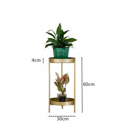 花架北歐金色花架客廳花架子簡約綠蘿落地式輕奢多層置物架室內花盆架 Xy2432 星雨星願 Rakuten樂天市場