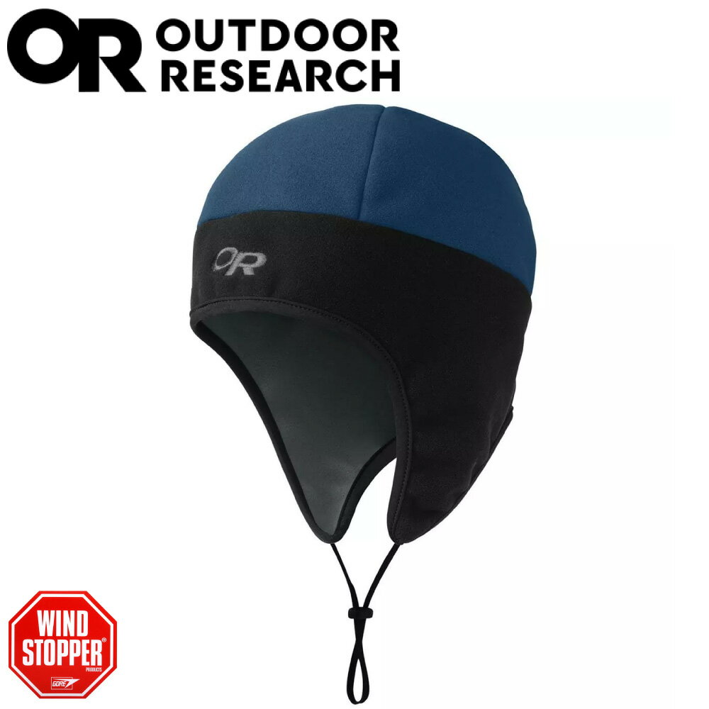 【Outdoor Research 美國 PERUVIAN 防風保暖帽《藍/黑》】243546/毛帽/刷毛帽/休閒帽