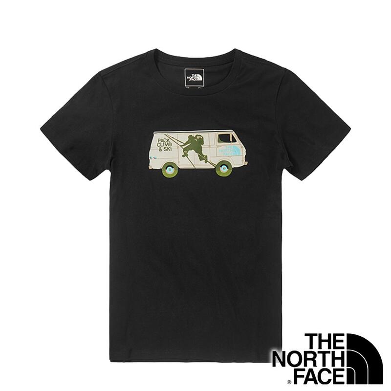 【THE NORTH FACE 美國】男 印花快乾圓領 短袖T恤『黑』NF0A499A