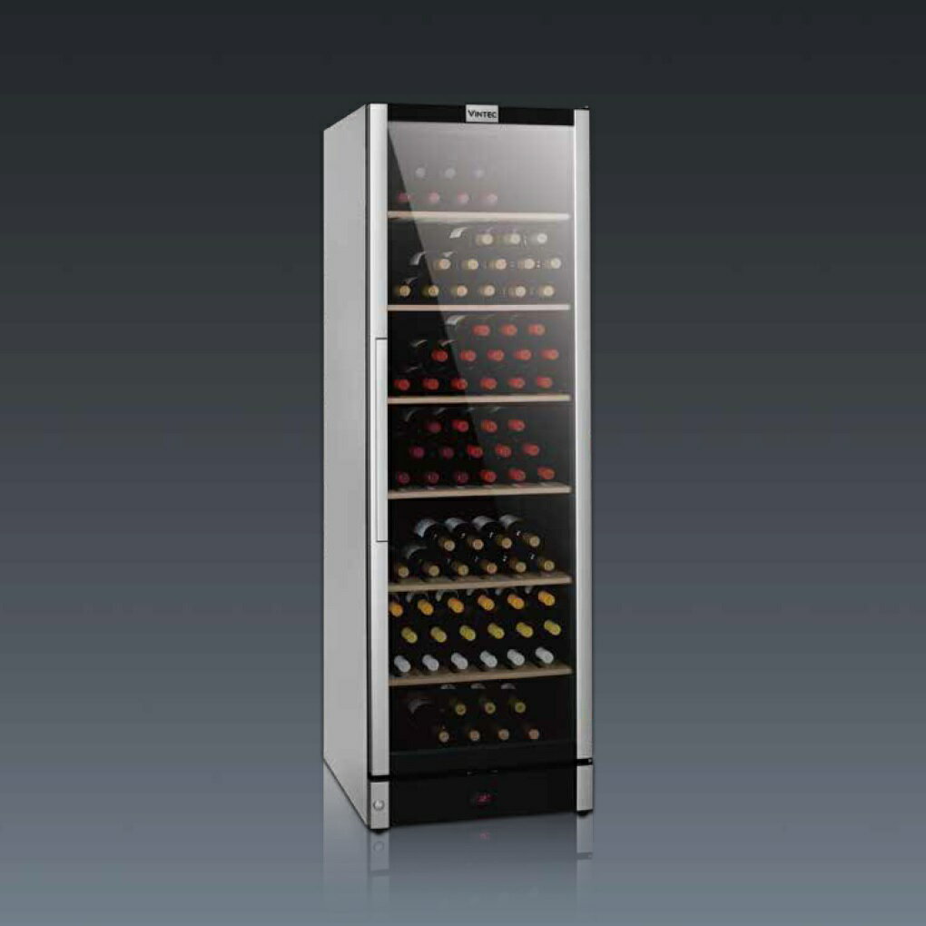 【領券折300】【得意家電】Vintec VWM155SAA-X 獨立式酒櫃(155瓶) ※熱線07-7428010