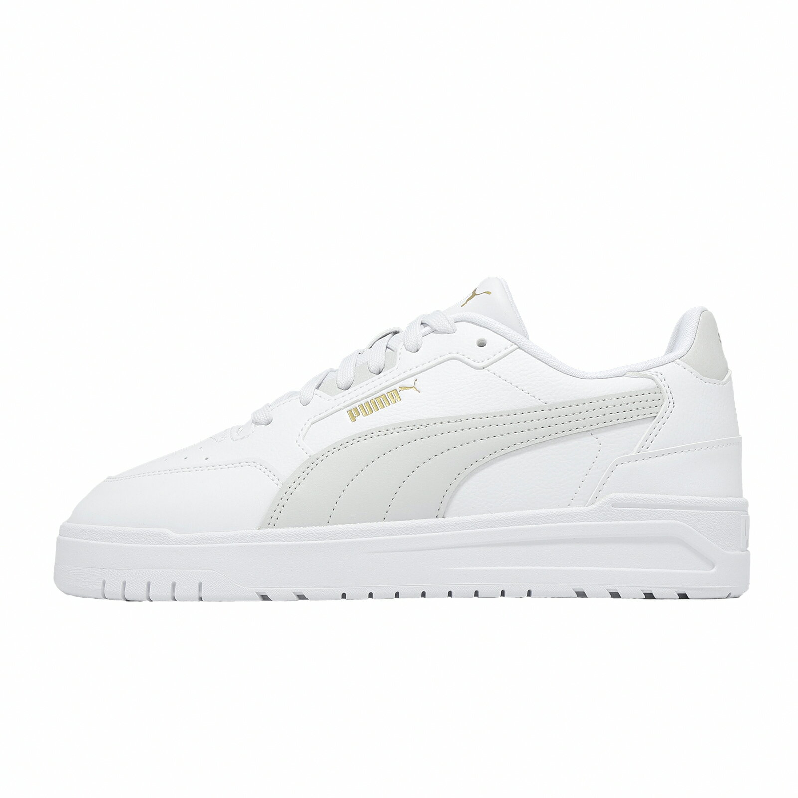 Puma 休閒鞋 Shuffle Downtown 男鞋 女鞋 白 灰 小白鞋 厚底 402596-10