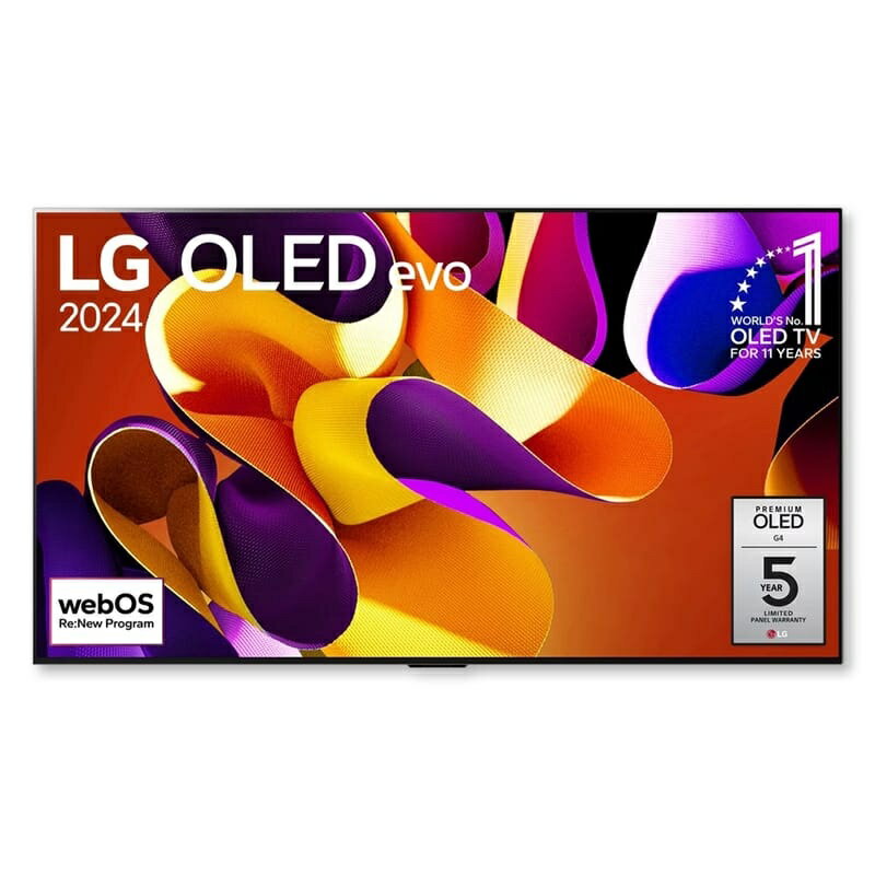 LG 樂金 55型OLED evo G4零間隙藝廊系列 4K AI物聯網智慧顯示器 OLED55G4PTA