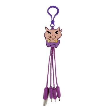 【震撼精品百貨】蠟筆小新 Crayon Shin-chan~日本 蠟筆小新USB Type-C鑰匙充電線-肥嘟嘟左衛門*04624
