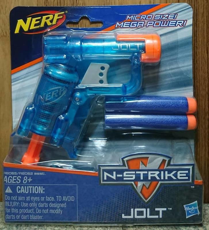 ☆勳寶玩具舖【現貨】NERF 菁英系列 震撼者多彩單發手槍-藍色