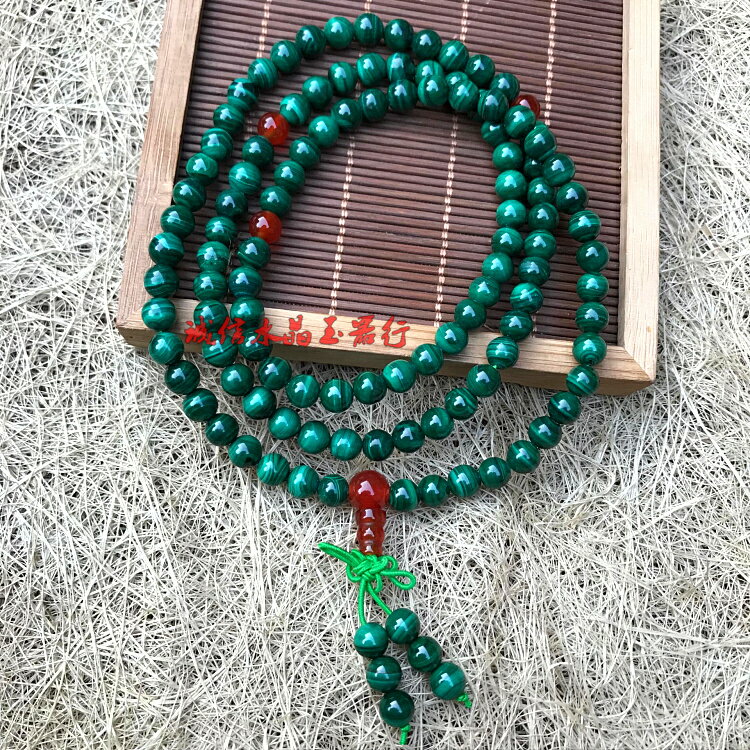 羊角孔雀石念珠