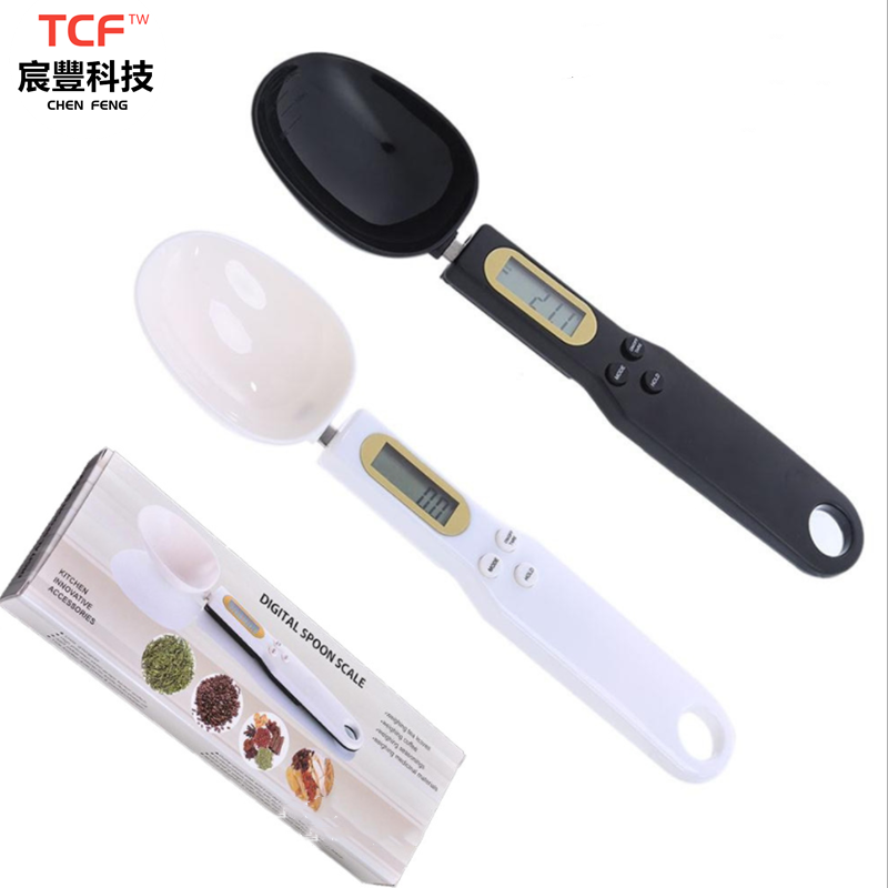 勺子秤 食物秤 500g/0.1g秤重 電子量勺 勺子秤 配料秤 量勺秤 克秤