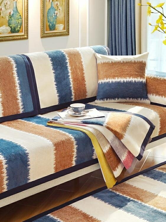 沙發罩 北歐冬沙發墊套四季防滑通用布藝現代簡約全包萬能套沙發坐墊罩巾