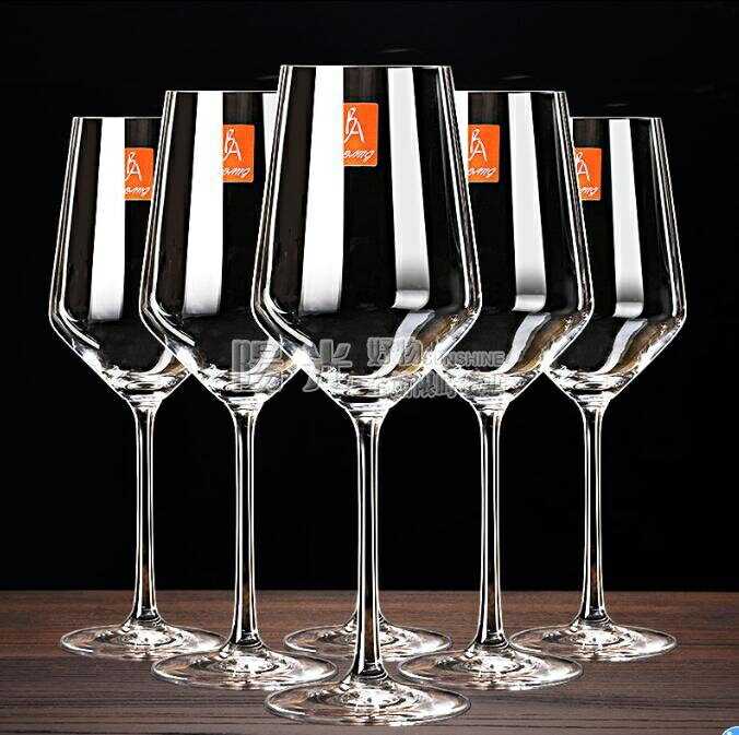 酒杯歐式水晶紅酒杯套裝6只家用大號酒杯2個創意葡萄醒酒器玻璃高腳杯NMS 全館免運