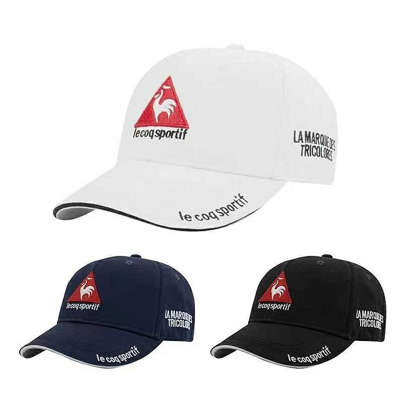 Le Coq Sportif 高爾夫帽子 男士女士通用 夏季 戶外運動 防曬棒球帽 鴨舌帽 遮陽帽