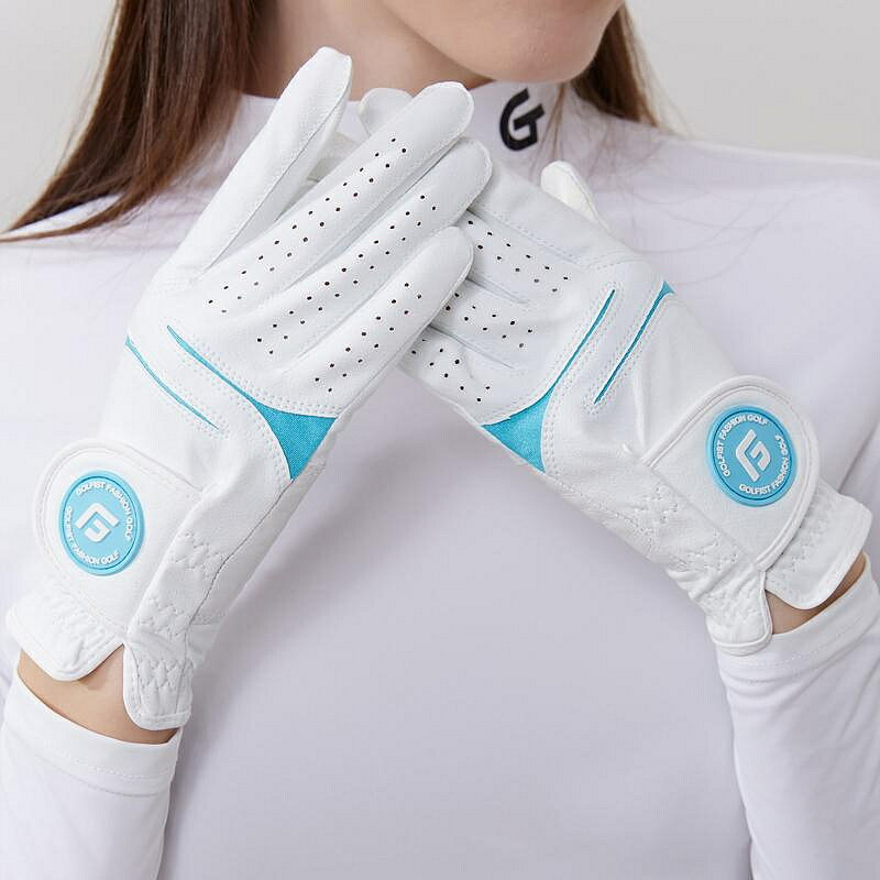 高爾夫女士手套雙手超遷手套防滑耐磨golf女款出口韓版透氣護手