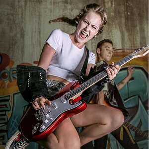 唐農DONNER電吉他全套一整套電吉他套裝初學者專業演奏男女生通用-快速出貨