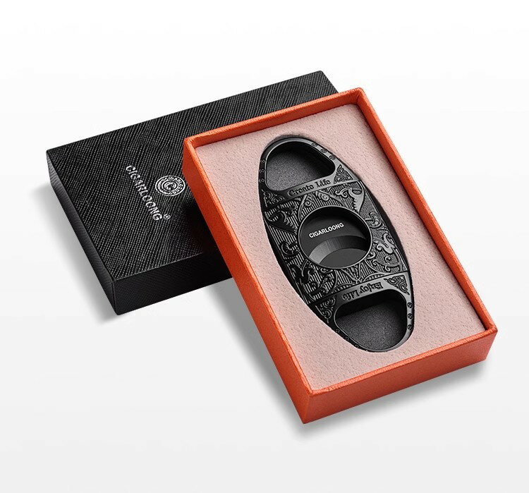 雪茄剪 便攜式雪茄剪刀專業雪茄煙具德國不鏽鋼雪茄鉗雙刃雪茄刀