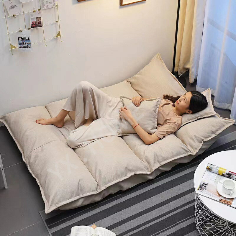 庫存 懶人沙發 款折疊 臥室榻榻米 沙發 日式 雙人 小戶型 女房間小沙發 沙發床 沙發 榻榻米