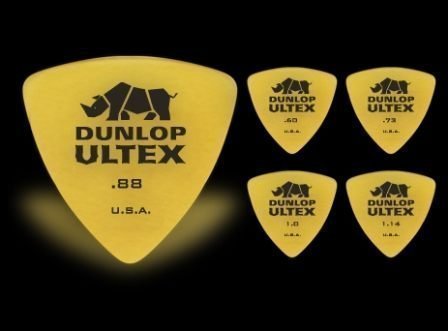 Dunlop ULTEX Triangle 烏克麗麗/民謠吉他/電吉他/ Bass Pick 彈片【唐尼樂器】